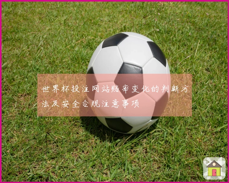 世界杯投注网站赔率变化的判断方法及安全合规注意事项
